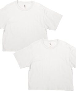 American Apparel Women's Fine Jersey Boxy Style G102 T-Shirt (2-Pack)