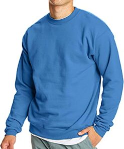 Men's Sweatshirt, EcoSmart Fleece Crewneck Sweatshirt, Big & Tall Available, 1 or 2-Pack