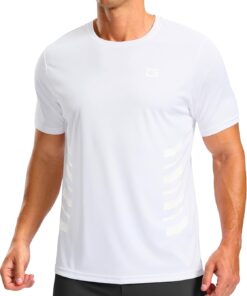 G Gradual Men's Workout Shirts Quick Dry Athletic Running T-Shirts Lightweight Moisture Wicking Short Sleeve Sports Gym Tops