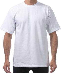 Men's Heavyweight Cotton Short Sleeve Crew Neck T-Shirt