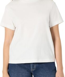 Women's Relaxed-Fit Cotton Crewneck T-Shirt