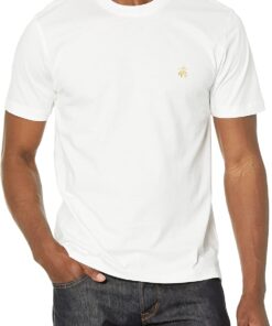 Men's Short Sleeve Cotton Crewneck Logo T-Shirt